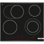 Bosch PKN675DP1D beépíthető üvegkerámia főzőlap, fekete, 60 cm, bővíthető zónák, érintővezérlés, powerboost, restart funkció, prémium keret
