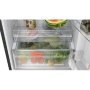 Bosch KGN49VXDT alulfagyasztós kombinált hűtőszekrény, antracit szürke, 203 cm, 70 cm széles, 311/129 l, nofrost, vitafresh, gyorsfagyasztás, gyorshűtés