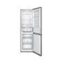 Gorenje NRK6192AS4 alulfagyasztós kombinált hűtőszekrény, szürke, nofrost, 186 cm, 207/97 l, multiflow, fastfreeze, freshzone, crispzone