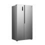 Gorenje NRS917E41X side-by-side hűtőszekrény, szürke, nofrost, inverteres, multiflow 360, fastfreeze, supercool, 178,6 cm, 347/197 l, crispzone