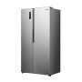 Gorenje NRS917E41X side-by-side hűtőszekrény, szürke, nofrost, inverteres, multiflow 360, fastfreeze, supercool, 178,6 cm, 347/197 l, crispzone