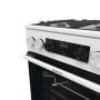 Gorenje GKS5C75WF kombinált tűzhely, fehér, 50 cm, airfry, teleszkópos sütősín, aquaclean, forgónyárs, tető nélkül