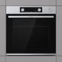 Gorenje BSA6737E15X beépíthető sütő, steamassist, süllyesztett tekerőgombok, teleszkópos sütősín, 77 l