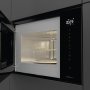 Hisense BIM325GI63DBG beépíthető mikrohullámú sütő, fekete, 25 l, grill funkció, 5 teljesítményfokozat, automata programok, aquaclean tisztítás