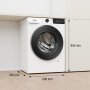 Gorenje WG494A11 elöltöltős mosógép, 9 kg, 1400 f/p., gőzprogramok, wifi, gyűrődésgátló funkció, inverter motor