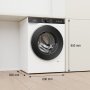 Gorenje WG614A4P1 elöltöltős mosógép, 10 kg, 1400 f/p., inverteres, gőzprogram, wifi, folttisztítás, led, gyűrődésgátló funkció