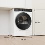 Gorenje DG69CPS  hőszivattyús szárítógép, 9 kg, inverter, wifi, led kijelző, twinair, gyűrődésmentesítés, vasalás könnyítés, ágynemű program