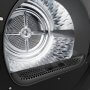 Gorenje DG48DB hőszivattyús szárítógép, fekete, 8 kg, gyűrődésmentesítés, wifi, twinair, led kijelző, ágynemű program