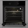 Gorenje BO6717E03ABG beépíthető sütő, aquaclean tisztítás, 73 l, belső világítás, hőlégbefúvás, süllyesztett tekerőgombok