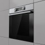 Gorenje BO6735E02XK0 beépíthető sütő, 10 sütőfunkció, aquaclean tisztítás, süllyesztett gomb + érintővezérlés, pizza funkció, 77 l