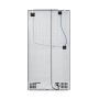 Hisense RQ600P7SKE MultiDoor hűtőszekrény, fekete, wi-fi, nofrost, multi-airflow, víz- és jégadagoló, 179  cm, 349/266 l, 37 db (a)