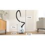 Bosch BGL41HYG0L porzsákos porszívó, fehér, ultraallergy filter, powerprotect rendszer, rés- és kárpitszívó, airfresh porzsák