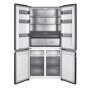 Evido Space Fit 505B MultiDoor hűtőszekrény, fekete, nofrost, 190,2 cm, 329/2176 l, led világítás, gyors fagyasztás