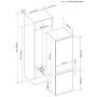 IGLOO 332W Beépítési méretrajz