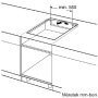 PIF61ABB5E Beépítési méretrajz