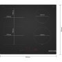 Bosch PVS61AHC1E beépíthető indukciós főzőlap, 60cm, home connect, combizone, directselect, timer, quickstart, smart hood automatic, 6.9kw