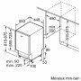 SPV4HMX12E Beépítési méretrajz