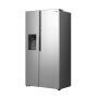 Gorenje NRS917E61X side-by-side hűtőszekrény, inox, nofrost, inverteres, multiflow 360, fastfreeze, supercool, 178,6 cm, 347/181 l, crispzone