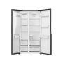 Gorenje NRS917E61BX side-by-side hűtőszekrény, fekete, nofrost, inverteres, multiflow 360, fastfreeze, supercool, 178,6 cm, 347/181 l, crispzone