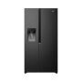 Gorenje NRS917E61BX side-by-side hűtőszekrény, fekete, nofrost, inverteres, multiflow 360, fastfreeze, supercool, 178,6 cm, 347/181 l, crispzone