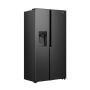 Gorenje NRS917E61BX side-by-side hűtőszekrény, fekete, nofrost, inverteres, multiflow 360, fastfreeze, supercool, 178,6 cm, 347/181 l, crispzone
