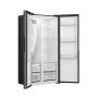 Gorenje NRS917E61BX side-by-side hűtőszekrény, fekete, nofrost, inverteres, multiflow 360, fastfreeze, supercool, 178,6 cm, 347/181 l, crispzone