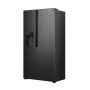 Gorenje NRS917E61BX side-by-side hűtőszekrény, fekete, nofrost, inverteres, multiflow 360, fastfreeze, supercool, 178,6 cm, 347/181 l, crispzone