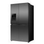 Hisense RQ5P640SYKD MultiDoor hűtőszekrény, fekete, nofrost, multi air flow, víz- és jégadagoló, wi-fi, 179 cm, 390/250 l