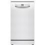 Bosch SPS2HKW55E keskeny mosogatógép, fehér, 10 teríték, homeconnect, 6 program, evőeszköztartó kosár, variospeed, hygieneplus, 46 db(a)