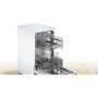 Bosch SPS2HKW55E keskeny mosogatógép, fehér, 10 teríték, homeconnect, 6 program, evőeszköztartó kosár, variospeed, hygieneplus, 46 db(a)