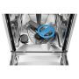 Electrolux EEG63500L beépíthető keskeny mosogatógép, 45 cm, 10 teríték, airdry, quickselect, extrahigiénia, extrapower, softgrip rögzítők, 44 db(a)