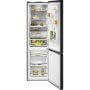 Electrolux TNL6HC37K2 alulfagyasztós kombinált hűtőszekrény, fekete, nofrost, multiflow, 200 cm, 264/113 l, cooling 360°, twintech, 36 db(a)