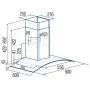 GAMMA GLASS 9010 GX Beépítési méretrajz