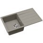 Evido Easy 45S gránit mosogató, egy medencés forgatható kivitel, 760 x 440 mm /platina/
