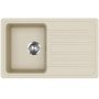 Evido Home 45S gránit mosogató, forgatható kivitel, 765 x 460 mm /bézs/