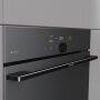 Gorenje GO66MB Pizza350C beépíthető sütő, matt fekete, pirolitikus tisztítás, pizzaplus, airfry, teleszkópos sütősín, wi-fi, 77l