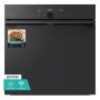 Gorenje GO66MB Pizza350C beépíthető sütő, matt fekete, pirolitikus tisztítás, pizzaplus, airfry, teleszkópos sütősín, wi-fi, 77l