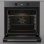 Gorenje BOP6737E05EPMB beépíthető sütő, pirolitikus tisztítás, airfry, pizza funkció, teleszkópos sütősín, 78 l