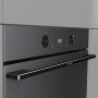 Gorenje BOP6737E05EPMB beépíthető sütő, pirolitikus tisztítás, airfry, pizza funkció, teleszkópos sütősín, 78 l