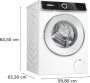 Bosch WGN264A0BY elöltöltős mosógép, serie 6, exclusive, 11 kg, 1400 f/p., i-dos, homeconnect, ironassist gőz, döntött touchcontrol