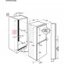 SCN71800FO Beépítési méretrajz