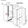 SCT71800S1 Beépítési méretrajz