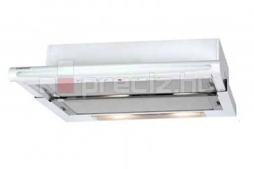 Cata TF-5250 beépíthető teleszkópos páraelszívó, fehér, 50cm