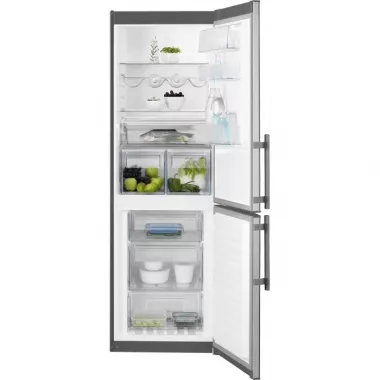 Electrolux alulfagyasztós No Frost kombinált hűtőszekrény EN13455MX