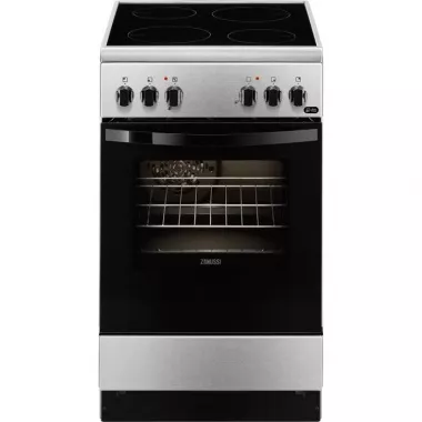 Zanussi ZCV550G1XA elektromos tűzhely, pizza funkcióval, inox, maradékhő kijelzés