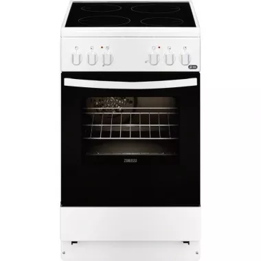 Zanussi ZCV550G1WA elektromos tűzhely, pizza funkcióval, fehér, maradékhő kijelzés