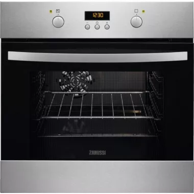 Zanussi ZOB35722XV beépíthető elektromos sütő teleszkópos sütősínnel