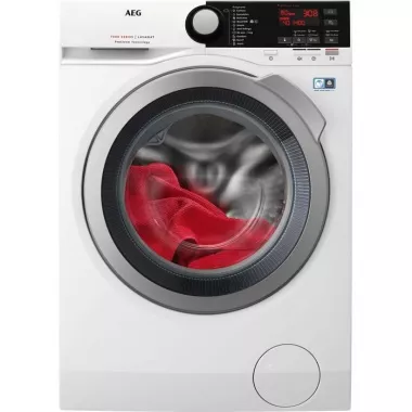 AEG L7FBE48S elöltöltős gőzfunkciós mosógép, 8 kg, 1400 f/p., ökoinverter motor, lcd kijelző, woolmark blue