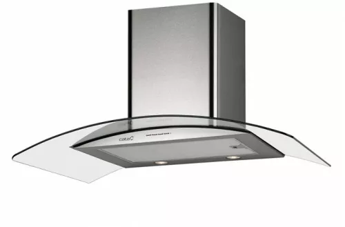 Cata Gamma Glass 600 GX/E fali kürtős páraelszívó, inox, 60 cm, 800 m3/óra, elektronikus vezérlés, led világítás