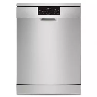 AEG FFB83730PM mosogatógép /inox/, 15 teríték, 44 db(a), airdry, lcd-kijelző